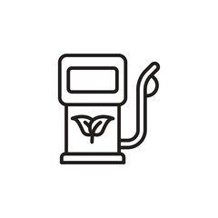 Fuel Pump icon in vector. Logotype