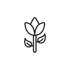 Flora icon in vector. Logotype