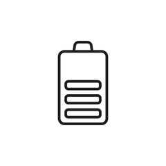 Batterie icon in vector. Logotype