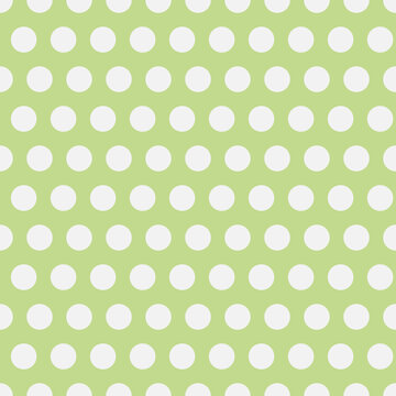 Classic little old green dots repeat pattern print background