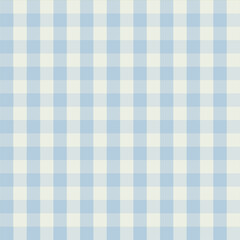Blue with white tartan seamless vector pattern 