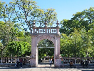 Arch entrance to the park, Aguascalientes, Mexico