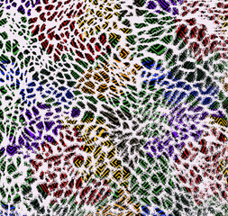 Seamless Creative  AbstractAllover design For Digital Printing Saree, Dress material and Furnishing