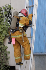 working out training classes, rescuers of the Ministry of Emergencies of the Republic of Belarus