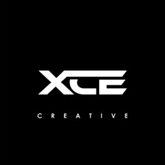 XCE Letter Initial Logo Design Template Vector Illustration