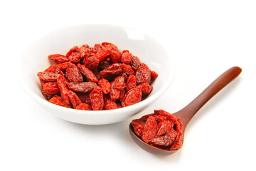 水で戻した乾燥クコの実