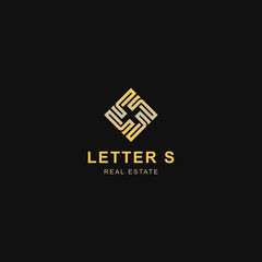 Logo Letter S Real Estate