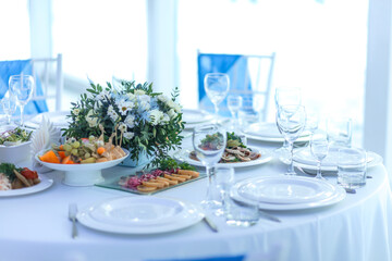 decorations bouquet for the wedding table