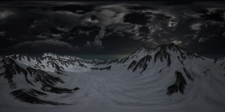 VR 360 Norway Mountains Severe Landscape