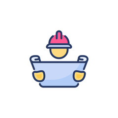Fototapeta premium Engineer icon in vector. Logotype