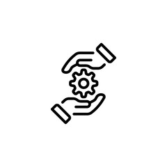 Engineering Insurance icon in vector. Logotype