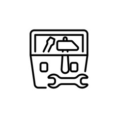 Tools Box icon in vector. Logotype