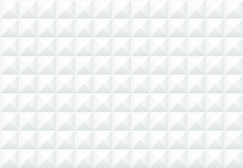 Obraz premium White squares background. Mosaic tiles pattern. Seamless vector illustration.