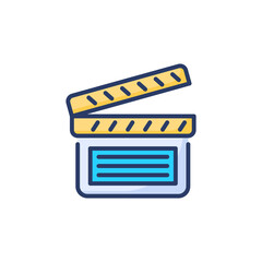 Movie icon in vector. Logotype
