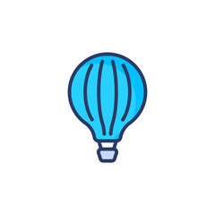 Obraz premium Hot Air Balloon icon in vector. Logotype