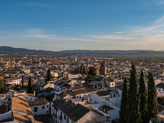 Obraz premium panoramic view of the city of Granada, Spain