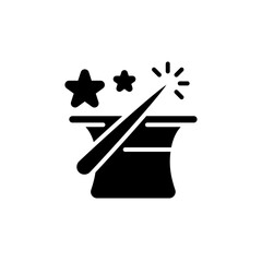 Magic icon in vector. Logotype