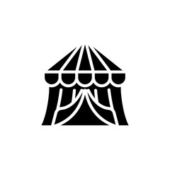 Circus Tent icon in vector. Logotype