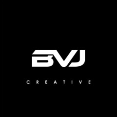 BVJ Letter Initial Logo Design Template Vector Illustration