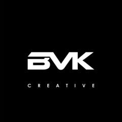 BVK Letter Initial Logo Design Template Vector Illustration