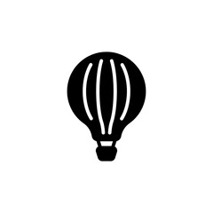 Hot Air Balloon icon in vector. Logotype