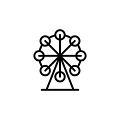 Skywheel icon in vector. Logotype