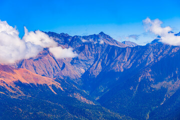 Obraz premium Caucasus mountains, Rosa Khutor, Sochi