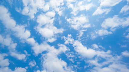 Blue sky background with clouds