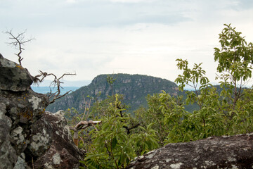 View from the Main Entrance to Chapada Veadeiros National Park near São Jorge, and Alto Paraíso, Goias, Brazil