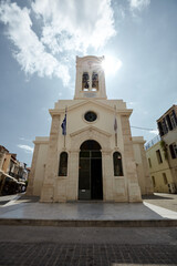 Church of Our Lady of the Angels, built in 1606 Rethymno Crete Greece June 16, 2018