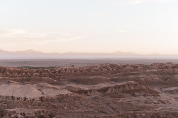 Fototapeta na wymiar Beautiful Atacama desert, located on San Pedro de Atacama, Chile.