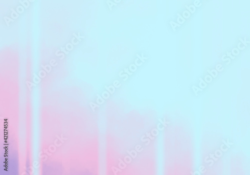 アブストラクト滝の水景ラベンダー ライトブルー系水彩グラデーション背景イラスト Wall Mural Rainowl アブストラクト滝の水景ラベンダー ライトブルー系水彩グラデーション背景イラスト Wall Mural Rainowl