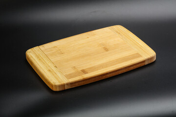 Wooden board for kitchen isolated