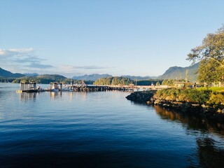 lake in the mountains