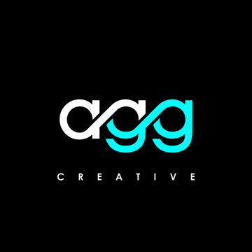 AGG Letter Initial Logo Design Template Vector Illustration