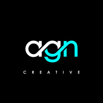 AGN Letter Initial Logo Design Template Vector Illustration