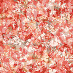 Watercolor seamless pattern. Illustration. Flowers