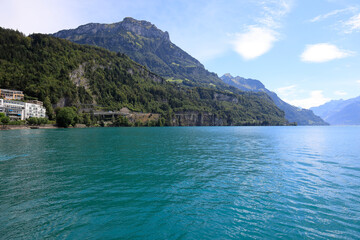 Picturesque view of Lake Lucerne