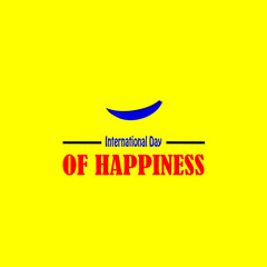 WELCOME International happy day vector template YELLOW