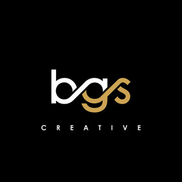 BGS Letter Initial Logo Design Template Vector Illustration