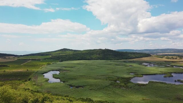 The outer lake of Tihany, Hungary