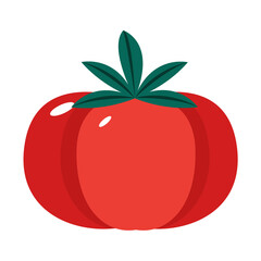 Isolated tomatoe icon. Vegetable icon - Vector illustration