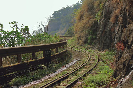 railway in the mountains