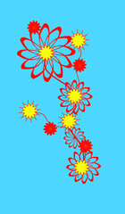 abstract floral background