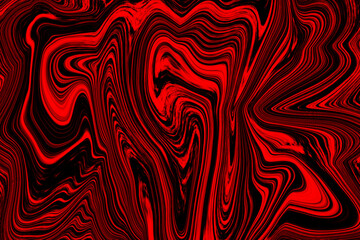 Red liquid marble pattern texture background
