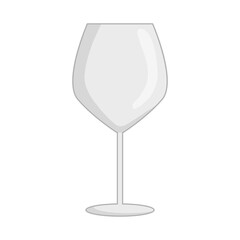 empty wine glass