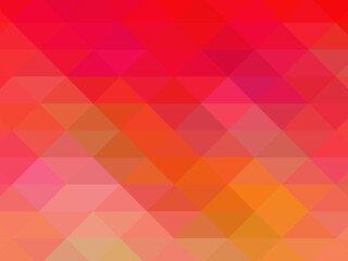 Fototapeta premium Triangular pixelation. Multi-colored pixel background. The texture consisting of multi-colored triangles.
