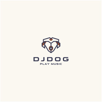djdog logo vector