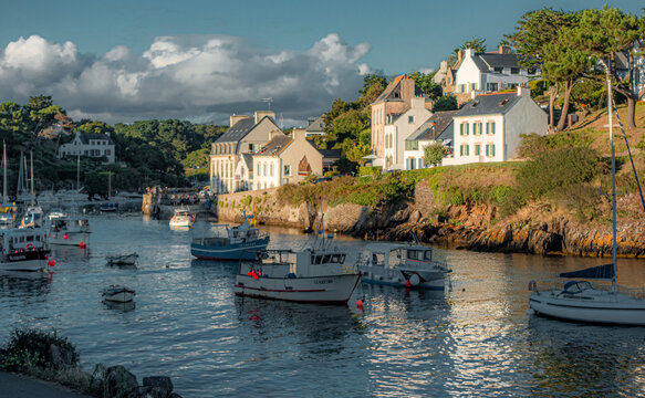 Bretagne Doelan Hafen