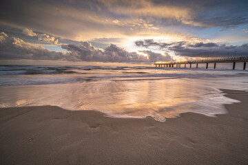 Pontile PIetrasanta, tramonto